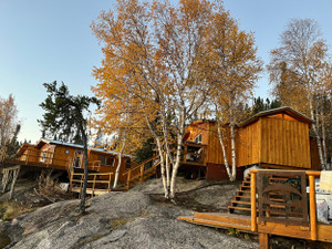 Cabins are great on demand hot water