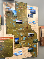 Park maps at the office. Park maps at the office.