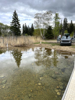 My truck at the boat launch