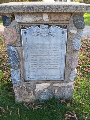 Commemorative Henry Kelsey plague.