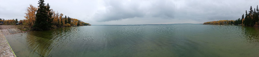 Panorama from the dock.