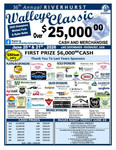 Poster for 36th Annual Riverhurst Walleye Classic