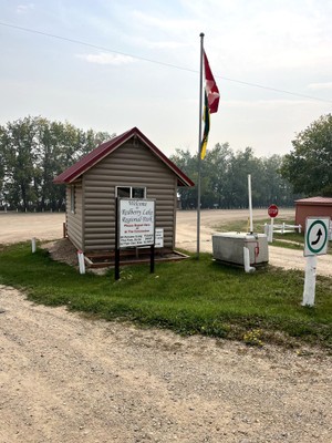 Regional park entrance