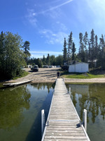 Launch and docks.