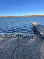 Cement launch and dock.