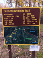 Hiking trail signage.