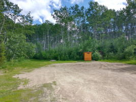 Outhouse at the Anglin Lake Bridge.