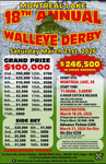 Poster for Montreal Lake 18th Annual Walleye Derby