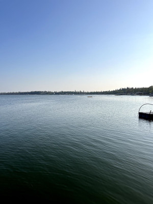 View of the lake.