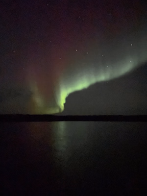 Northern Lights at Moose Horn Lodge