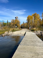 Cement launch and dock.