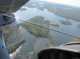 Hollowell Island in Hollowell Lake
