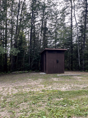 Outhouse at launch.