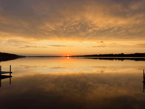 Serene sunset evening at Wakaw Lake! Hope summer never ends