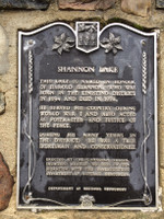 Memorial plaque for Harold Shannon.