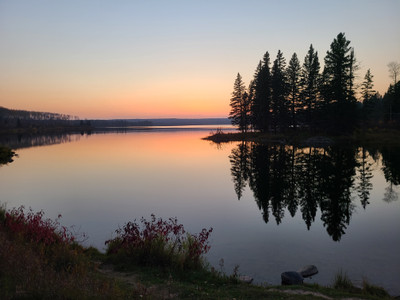 Smokey sunset 