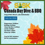 Poster for Canda Day Dive & BBQ