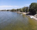 Clear water and sand beaches
