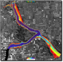Angler's Edge map for Lake Diefenbaker