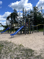 Playground at beach.