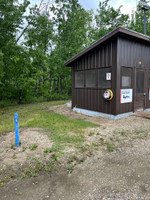 AED at the fish cleaning shack.