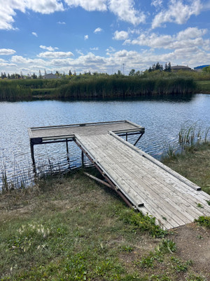 Fishing dock.