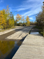 Cement launch and docks.