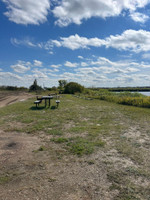 Picnic area near launch.