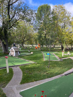 Mini golf course.