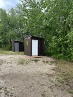 Bathrooms at the boat launch.