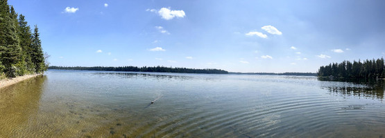 View of the lake