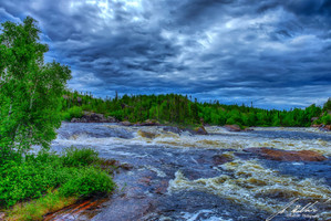 Bottom end of Burr Falls