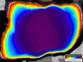 Angler's Edge map for Jumping Lake