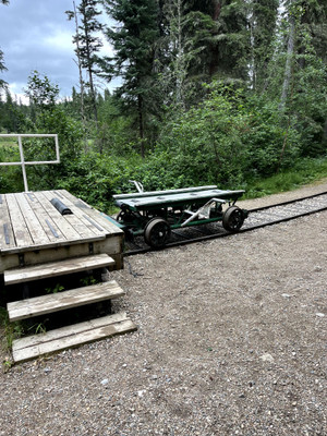 Rail cart.