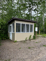 Fish filleting shack.