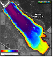 Anglers Edge map for Zelma Reservoir