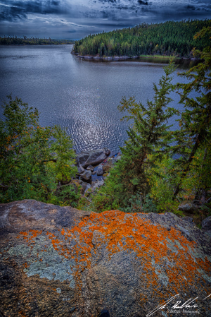 Looking down from the Rock paintings