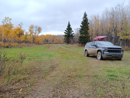 My truck at the lake access