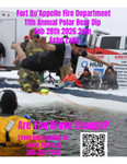 Poster for Fort Qu'Appelle Fire Department 11th Annual Polar Bear Dip