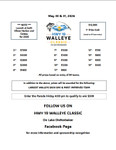 Poster for Hwy 19 Walleye Classic