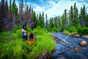 stream leaving elephant lake