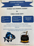 Poster for Govan Optimist Club Family Ice Fishing Derby