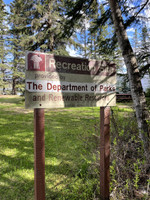 Old rec. site sign.