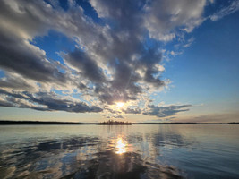 Sunset fishing