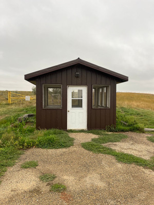 Fish filleting shack.