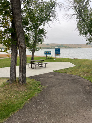 Accessible picnic spots near the beach.