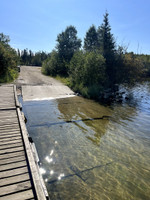 Cement launch and dock.