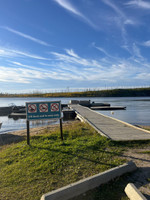 Dock at the beach/campground.