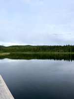 View of the lake.