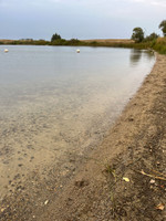 Clear water at the beach.